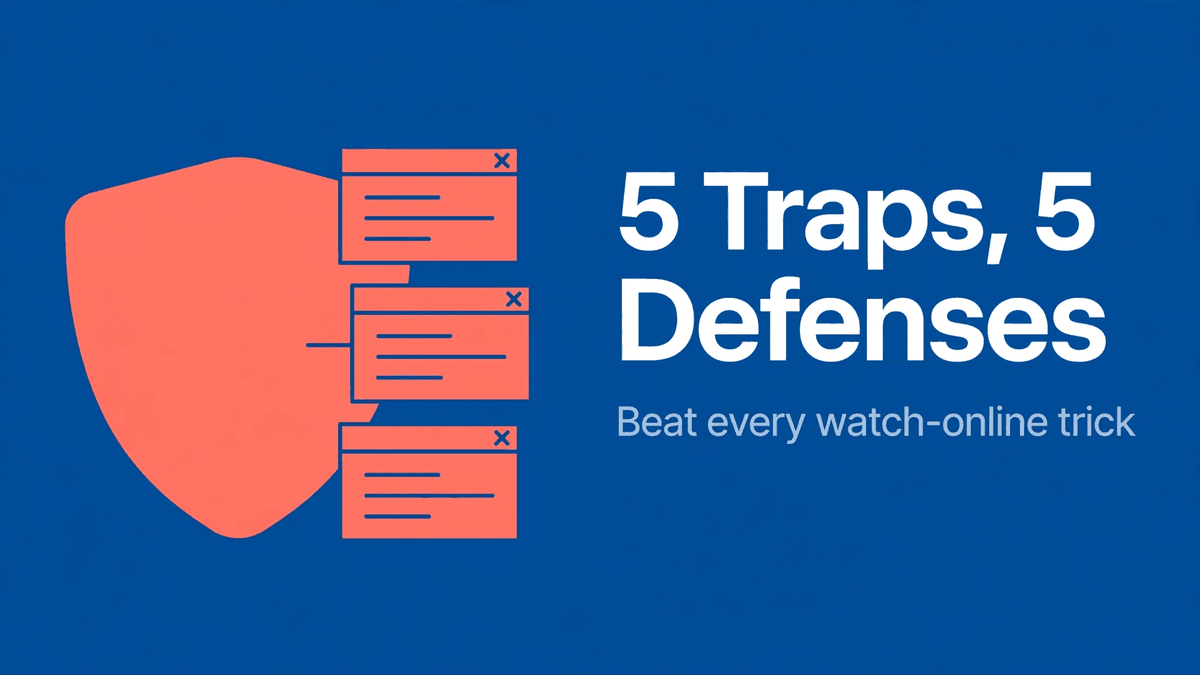 5 "Watch Online" Traps and How to Beat Them